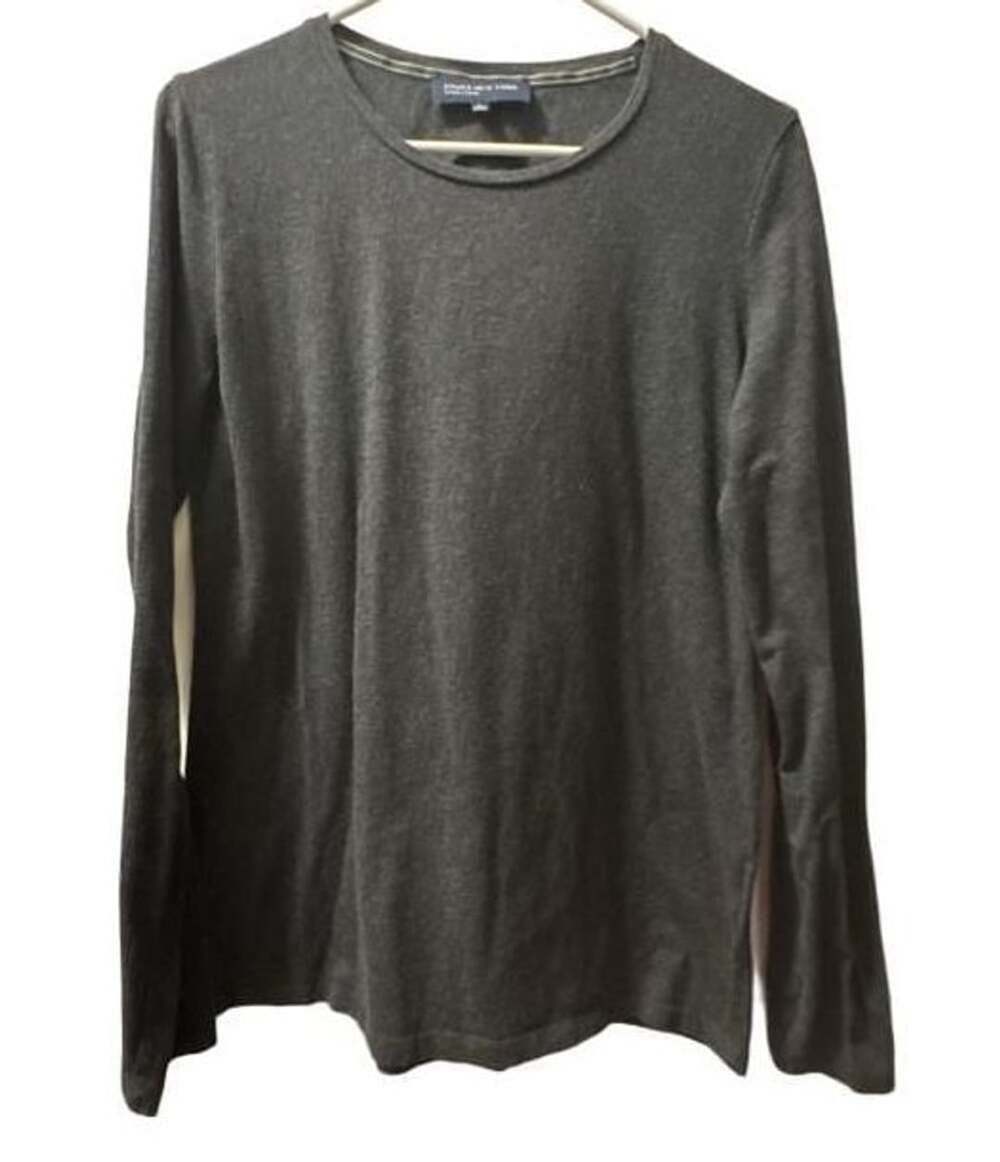 Jones New York Signature Gray Knit T-Shirt